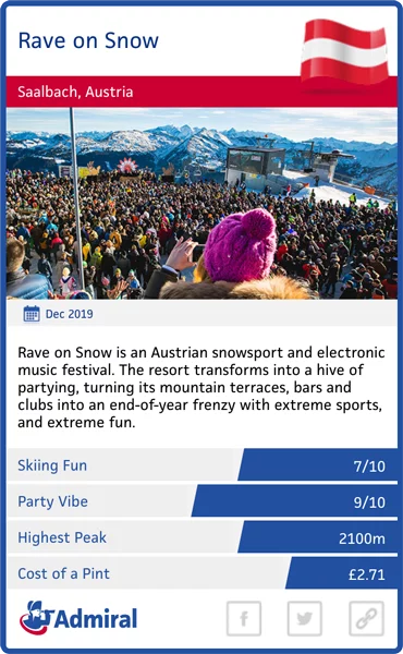rave on snow trump card