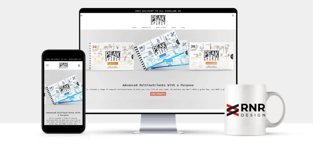 peak spirit shopify website